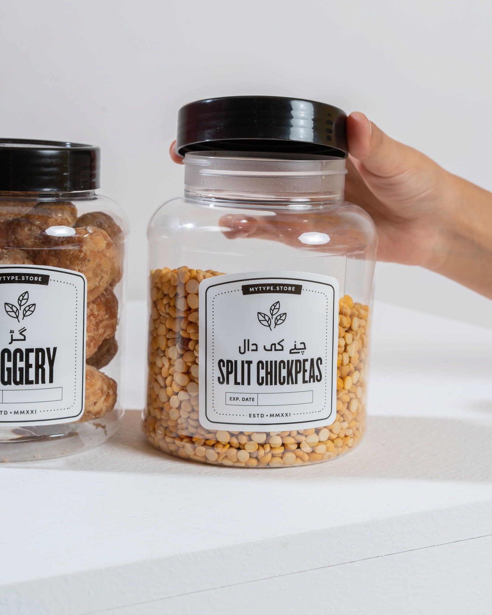 1000ml Drum Jar-Plastic