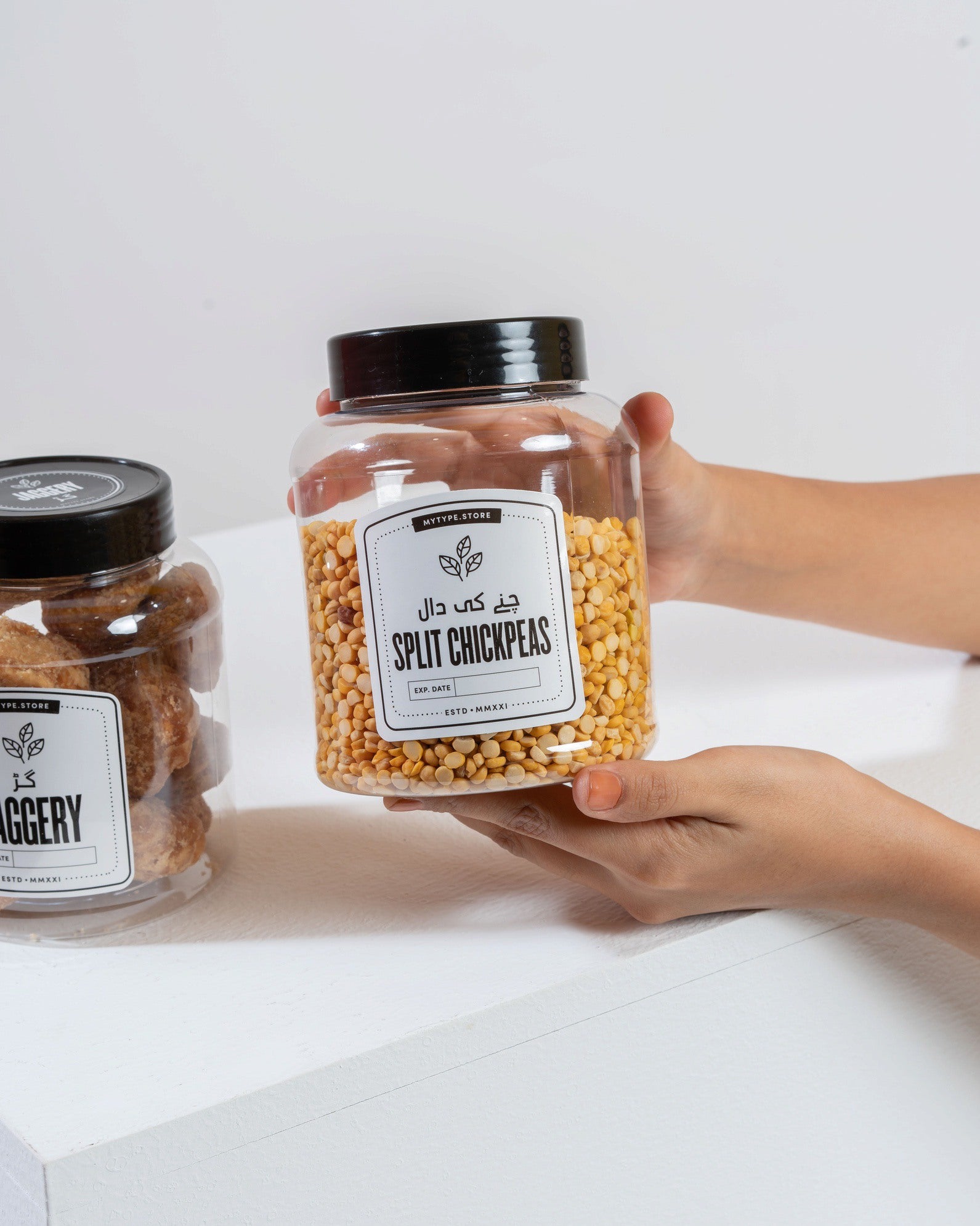 1000ml Drum Jar-Plastic
