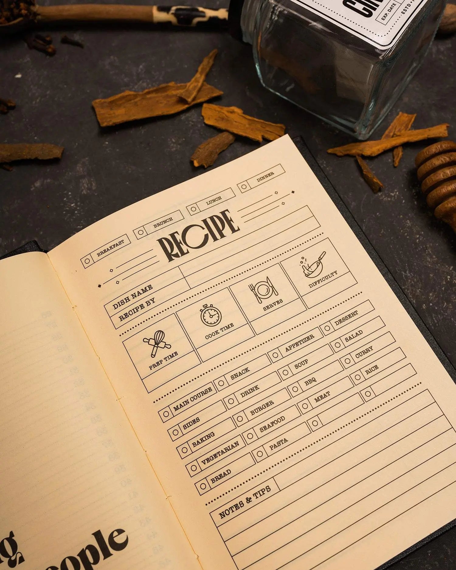 My Recipe Journal v.2 Mytype.store