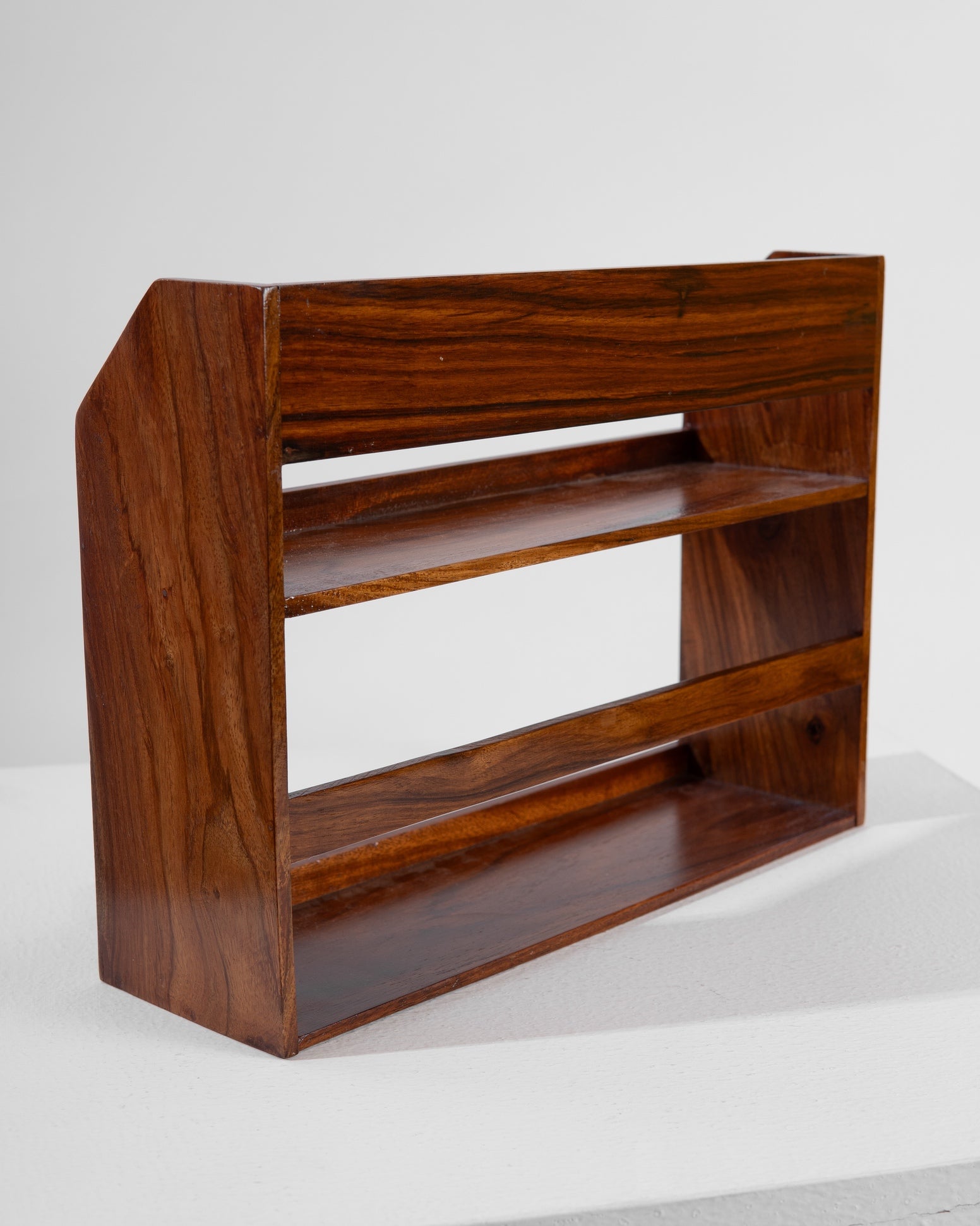 Dark Wood Spice Rack