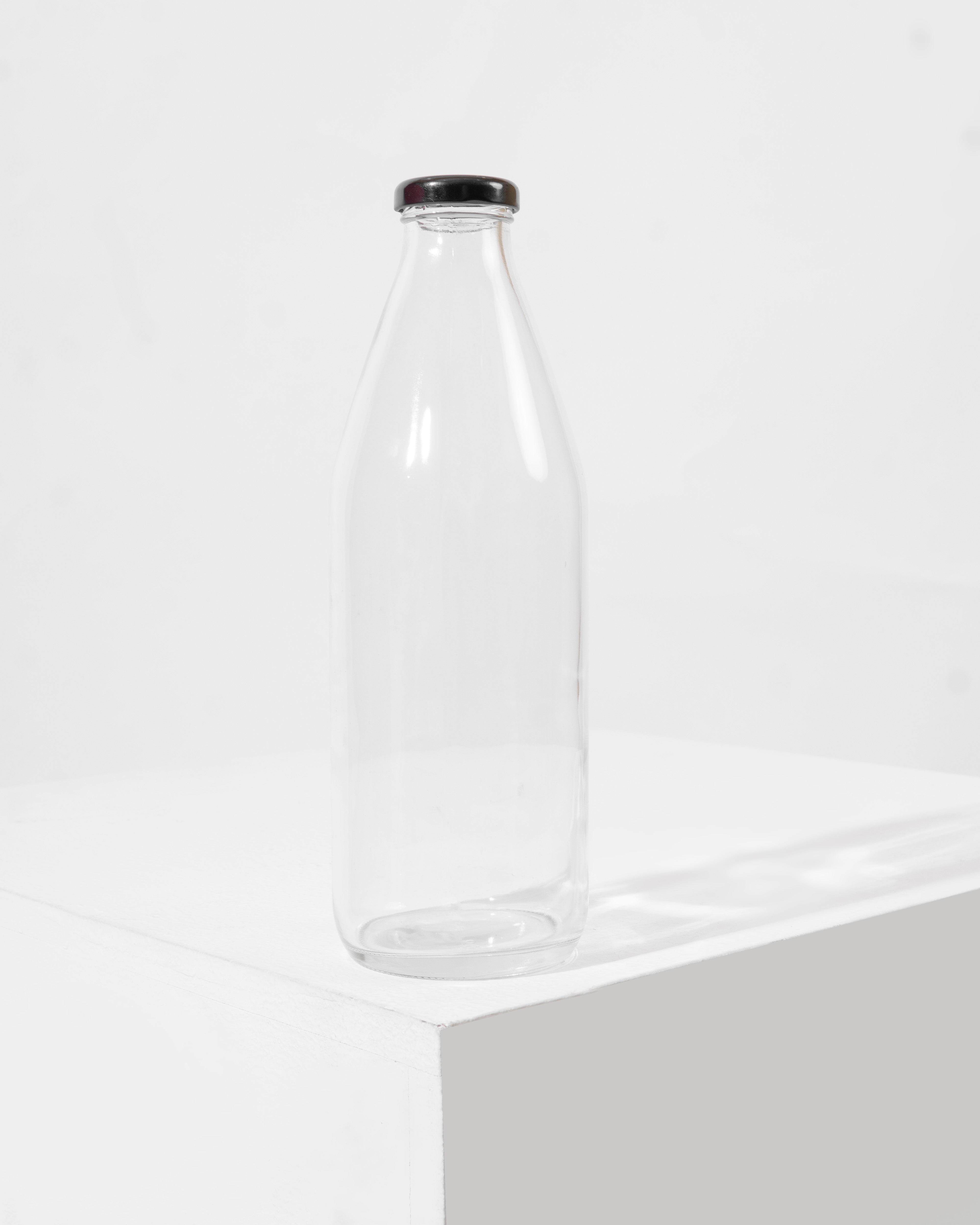 1 litre Milk Bottle-Glass