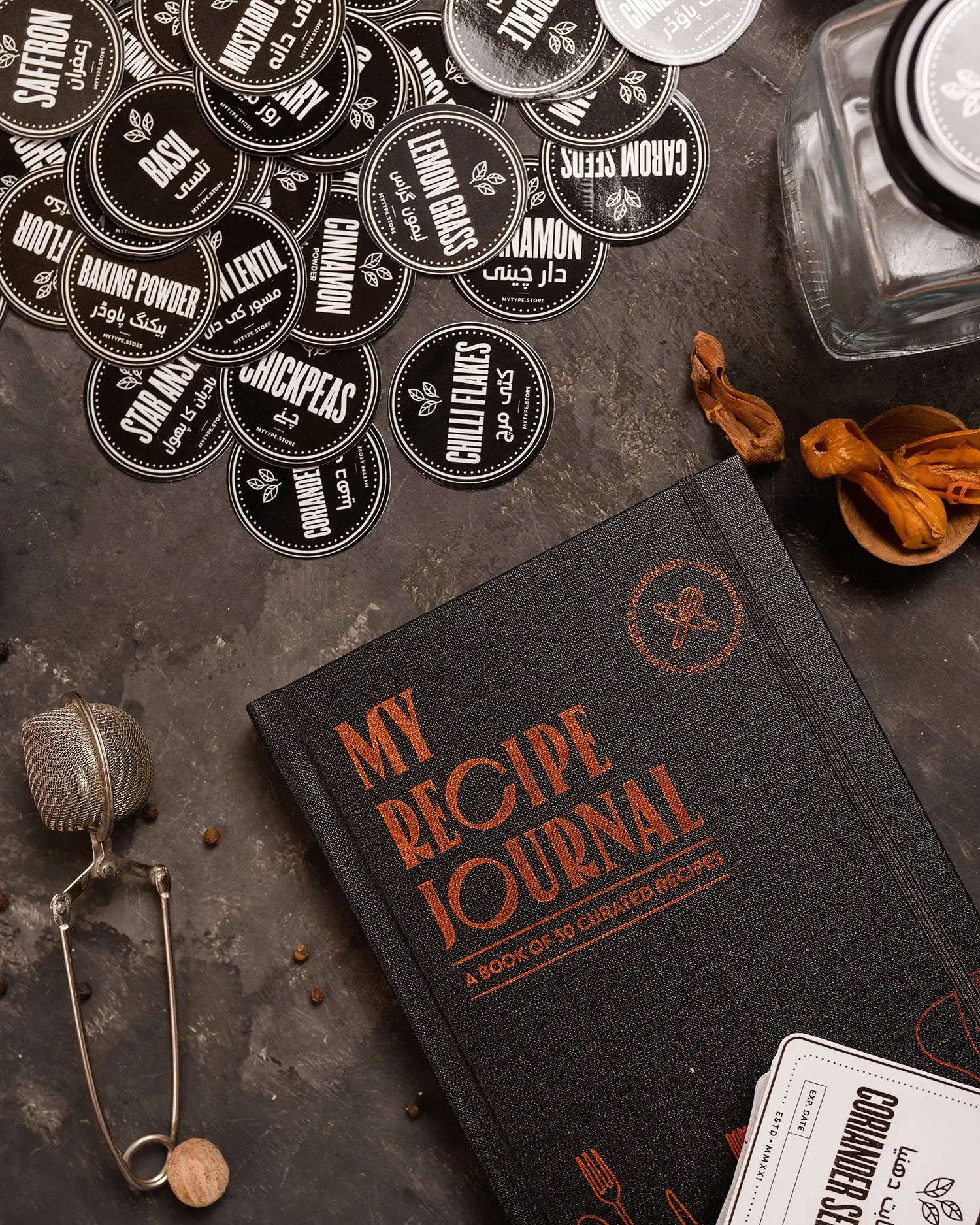 Spice Jars & Labels Mytype.store