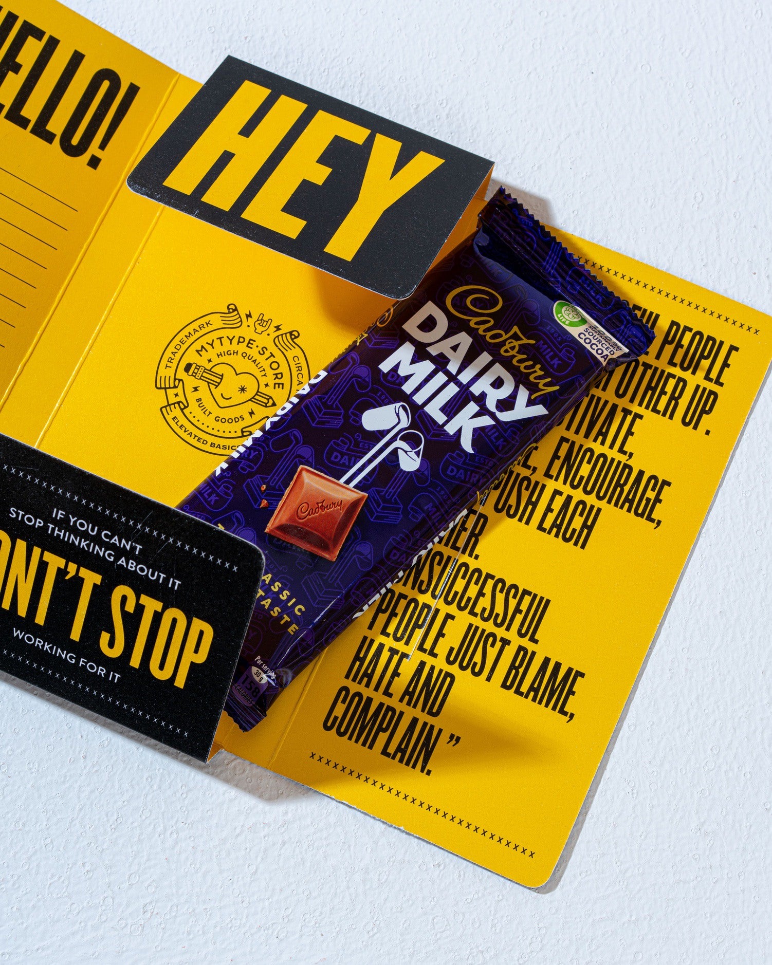 Work - Chocolate Cover - Mytype.store