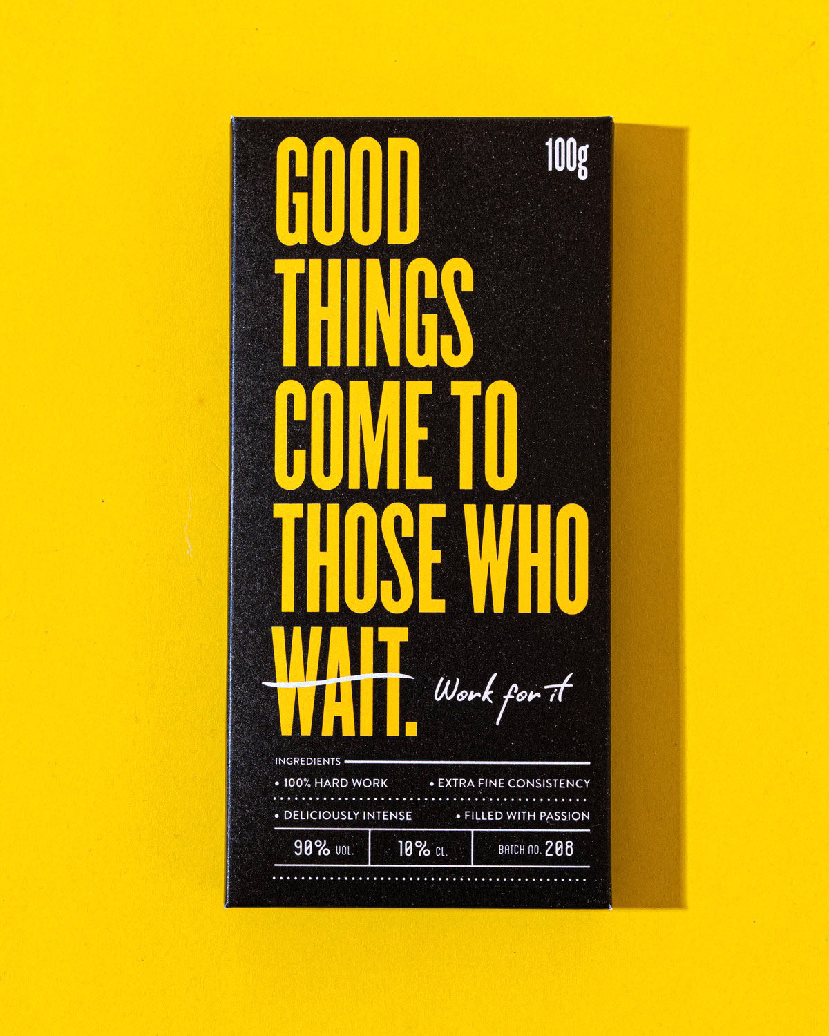 Work - Chocolate Cover - Mytype.store